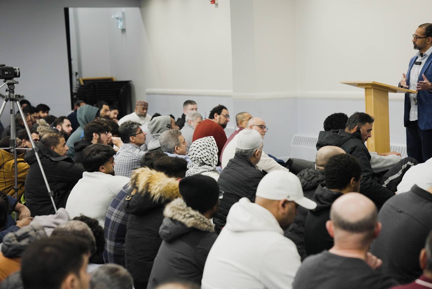 Friday khutbah — community gathering