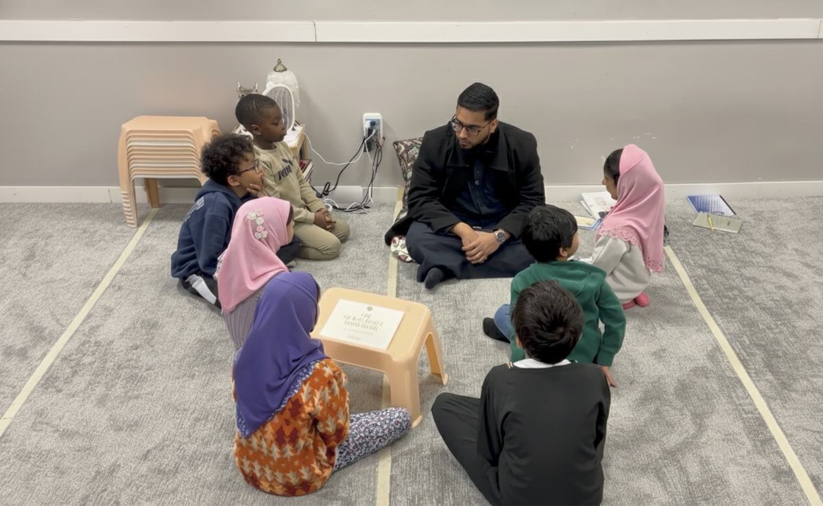 Children learning Qur'an at NYMA